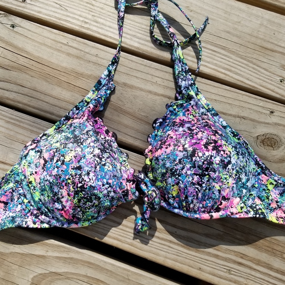 Victoria's Secret Swim Halter top 34DD